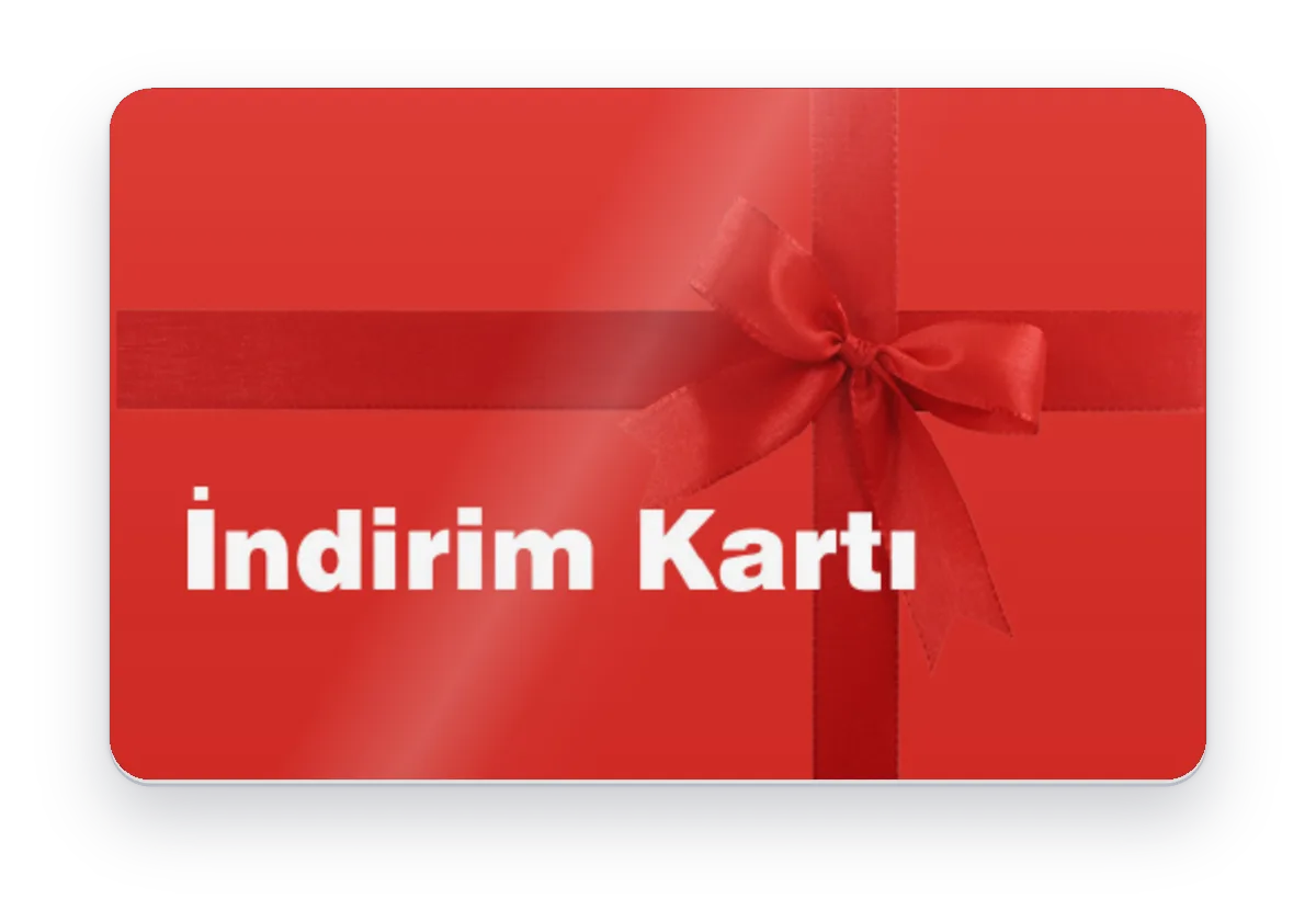 Müşteri indirim kartı basımı