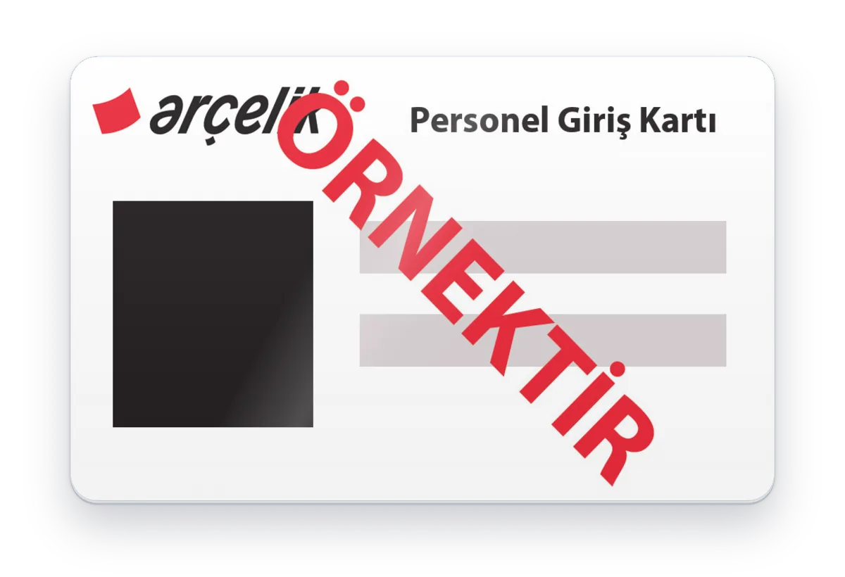 Proximity personel giriş kartı basımı
