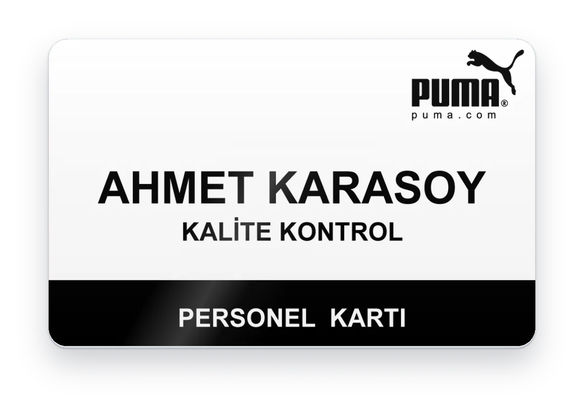 Proximity personel kimlik kartı basımı