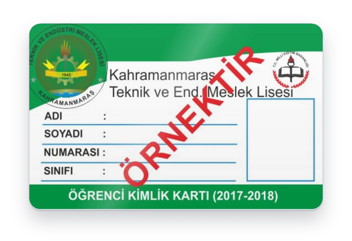 Proximity öğrenci kartı basımı