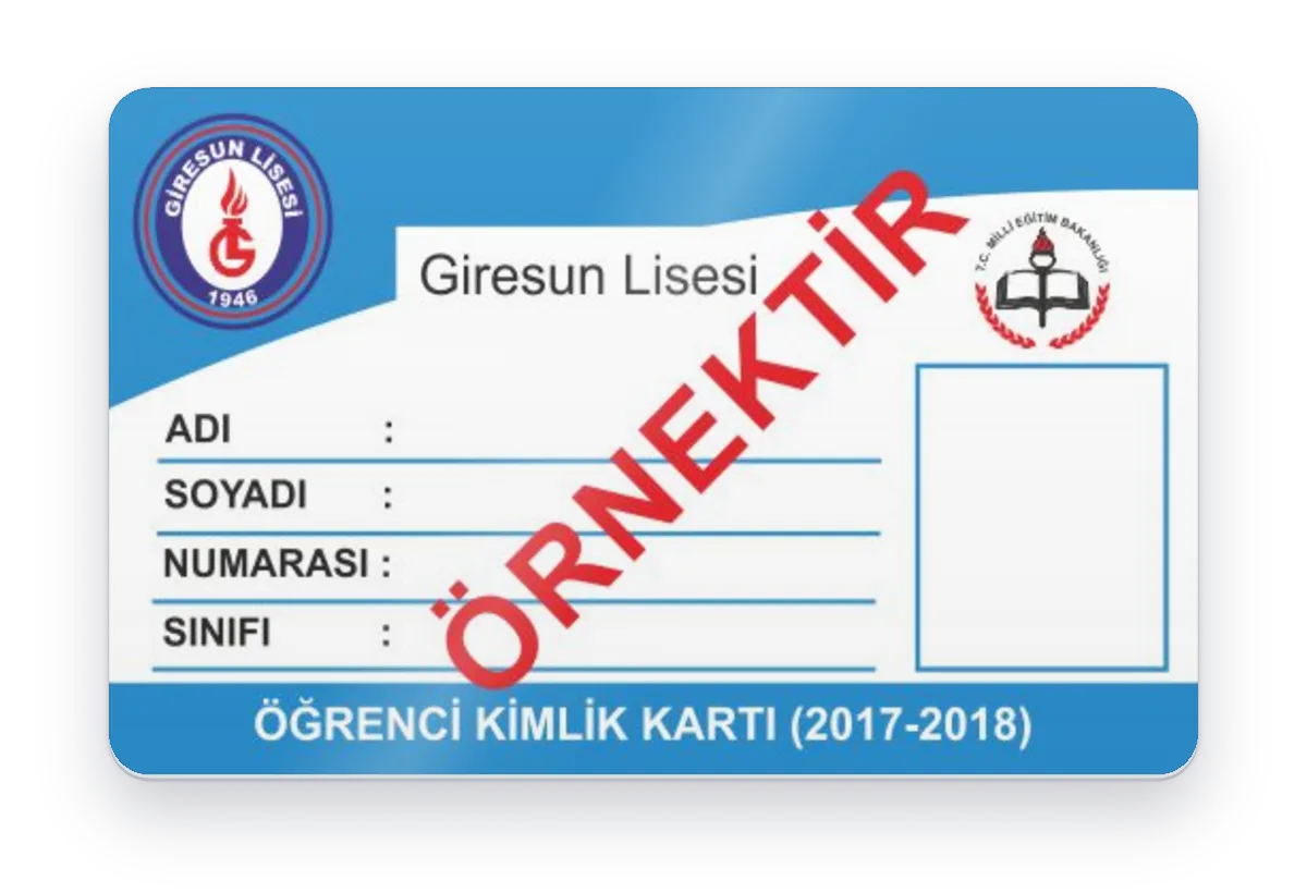 RFID öğrenci kartı basımı