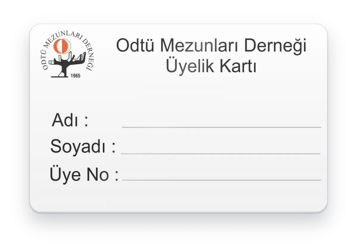 Dernek Üye Kartı