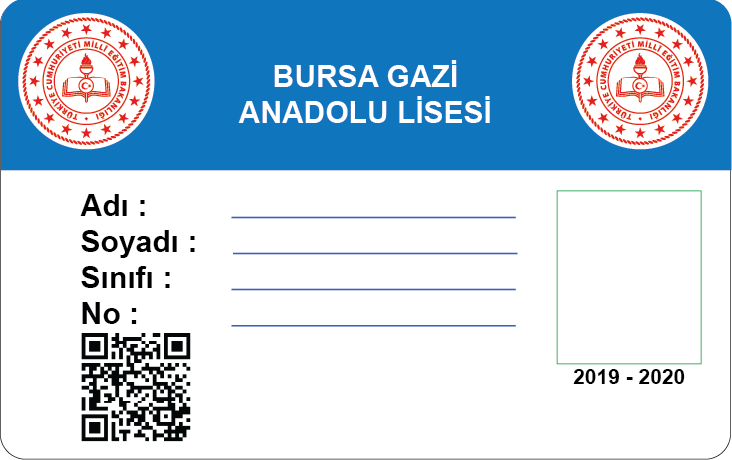Öğrenci Kartı Basımı Öğrenci Kartı Basımı