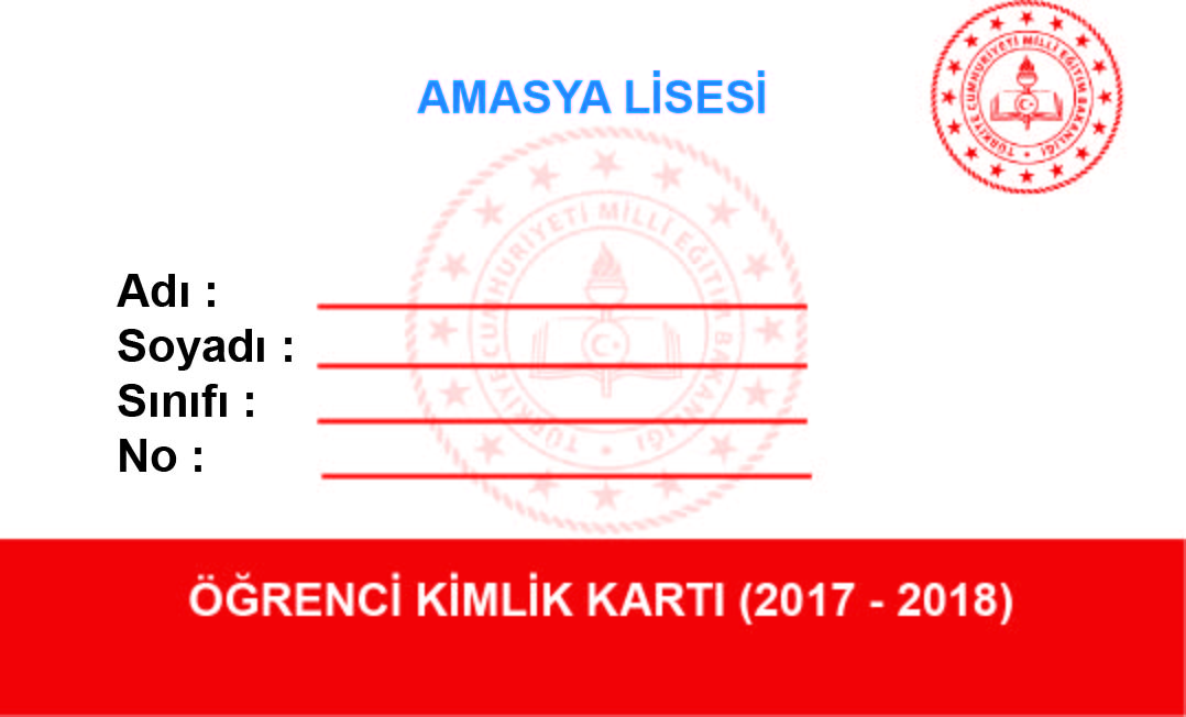 Öğrenci Kimlik Kartı Öğrenci Kimlik Kartı