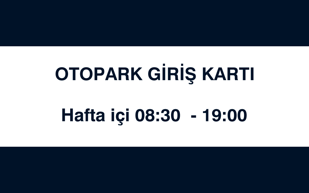 otopark giriş kartı otopark abone kartı