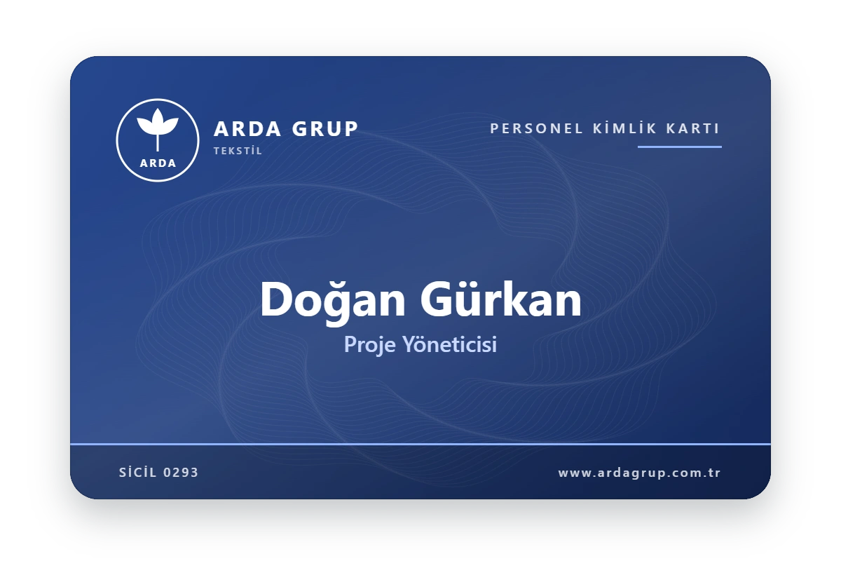 Personel kimlik kartı basımı