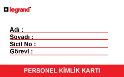 RFID Personel Kartı