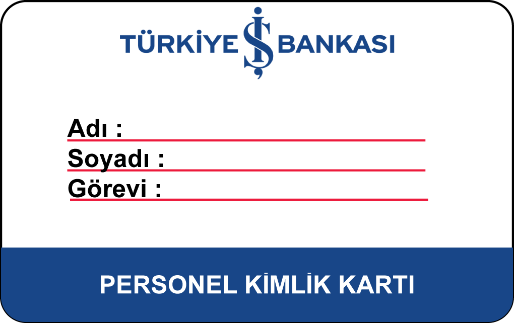 Personel kimlik kartı