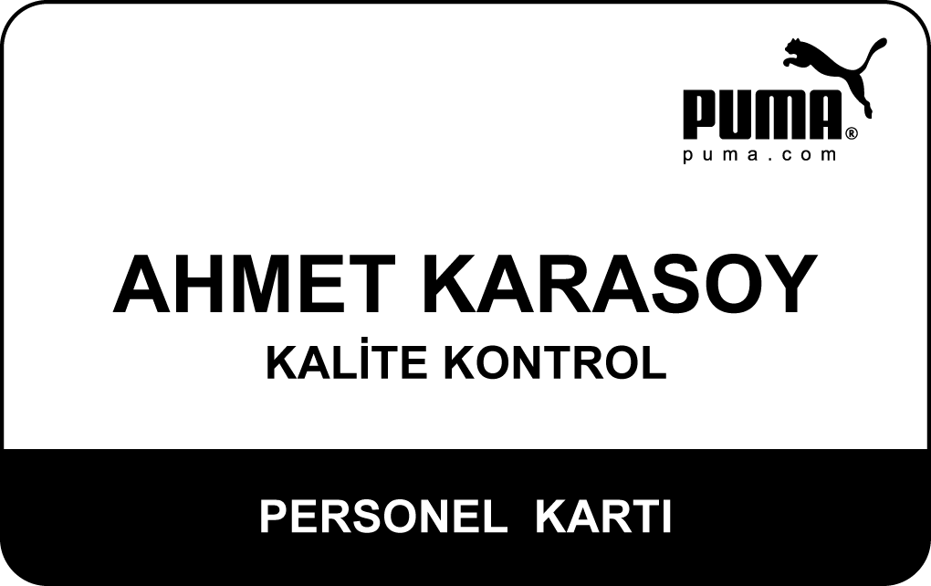 Personel kimlik kartı