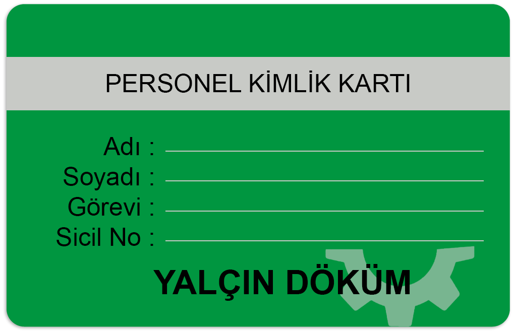 Personel Yaka Kartı