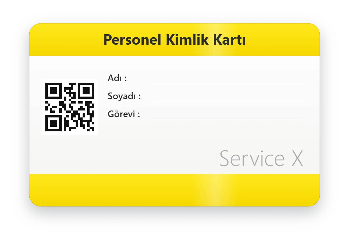 125 Khz Proximity Personel Kartı Baskı