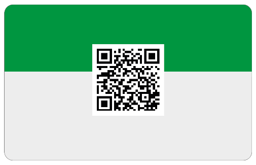 QR kodlu plastik kart