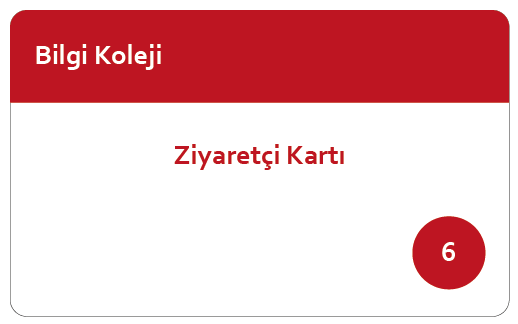Proximity Ziyaretçi Kartı Proximity Ziyaretçi Kartı